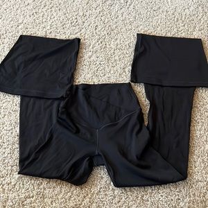 Aerie crossover flare leggings